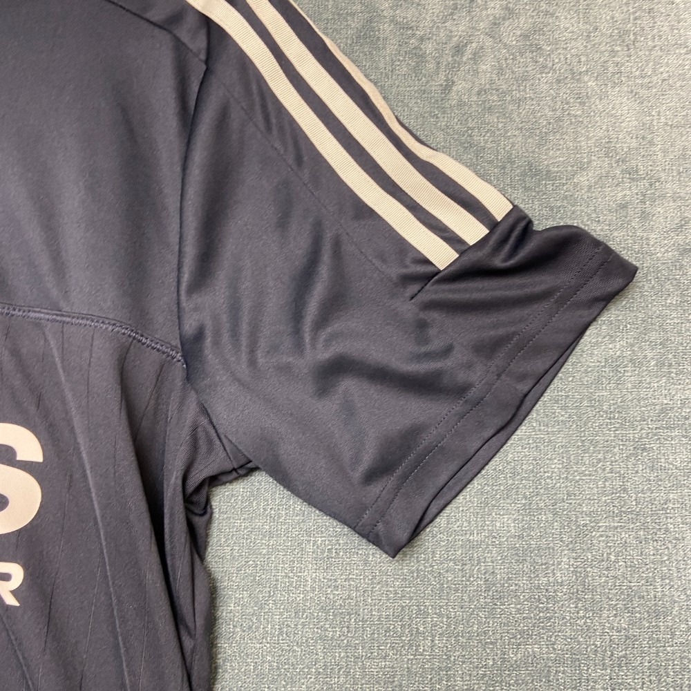 Adidas Sportswear Soccer Jersey Mens Medium Navy Blue Logo Short Sleeve Summer - Picture 4 of 12
